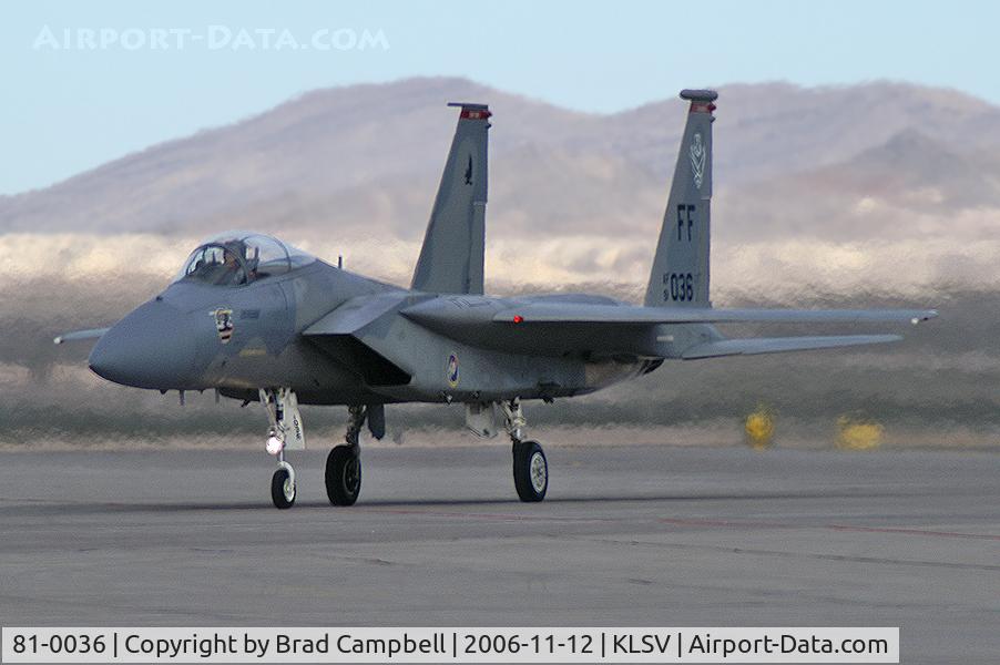 81-0036, 1981 McDonnell Douglas F-15C Eagle C/N 0776/C219, McDonnell Douglas / USAF / F-15C Eagle (cn 776/C219) / Aviation Nation 2006