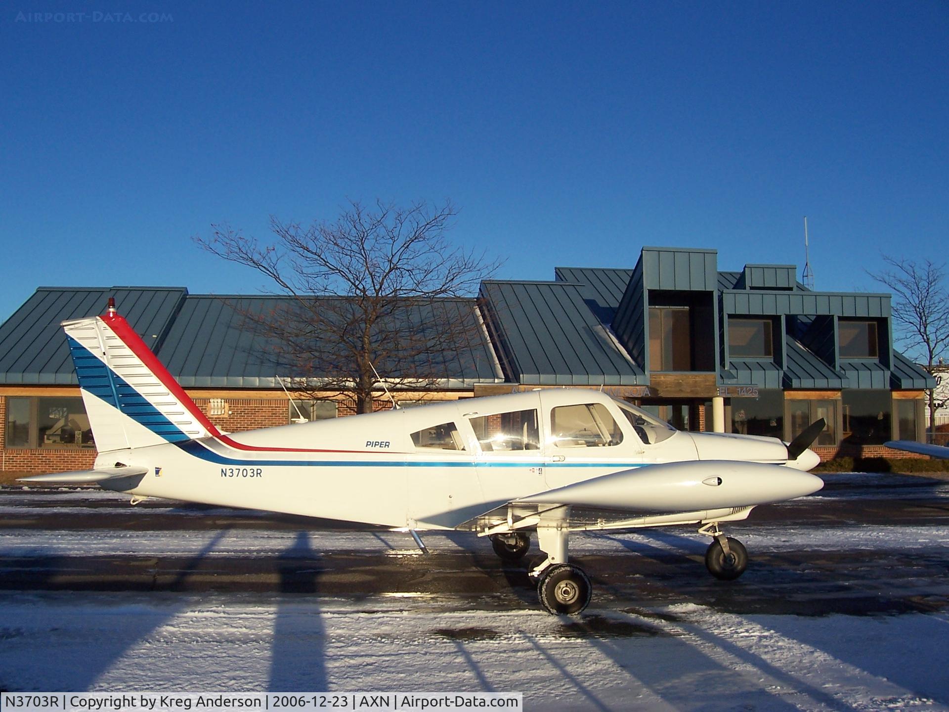 N3703R, 1970 Piper PA-28-180 Cherokee C/N 28-5769, Filling up before doing more touch-and-gos