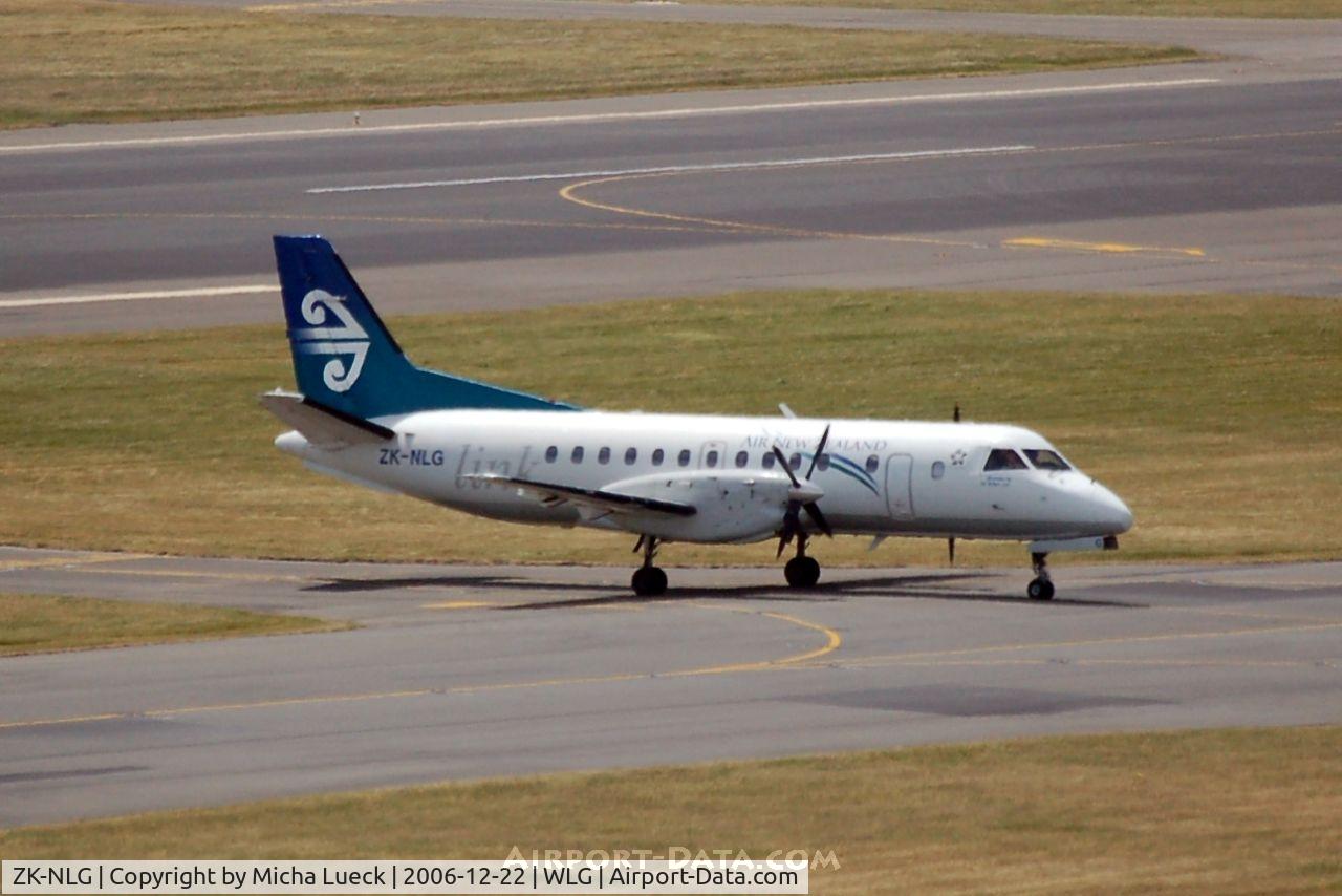 ZK-NLG, Saab SF340A C/N 340A-151, Just landed in Wellington