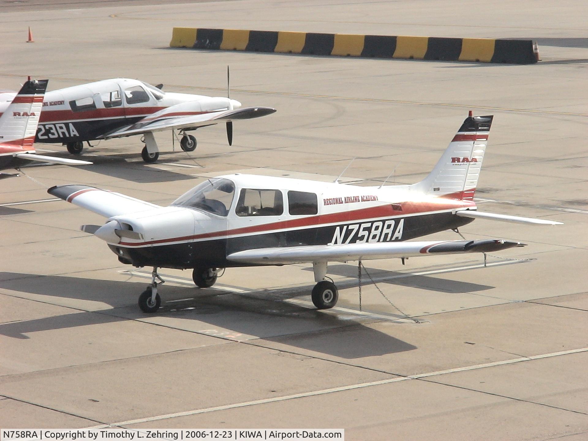 N758RA, 1989 Piper PA-28-161 C/N 2841134, Piper @ Instructor School