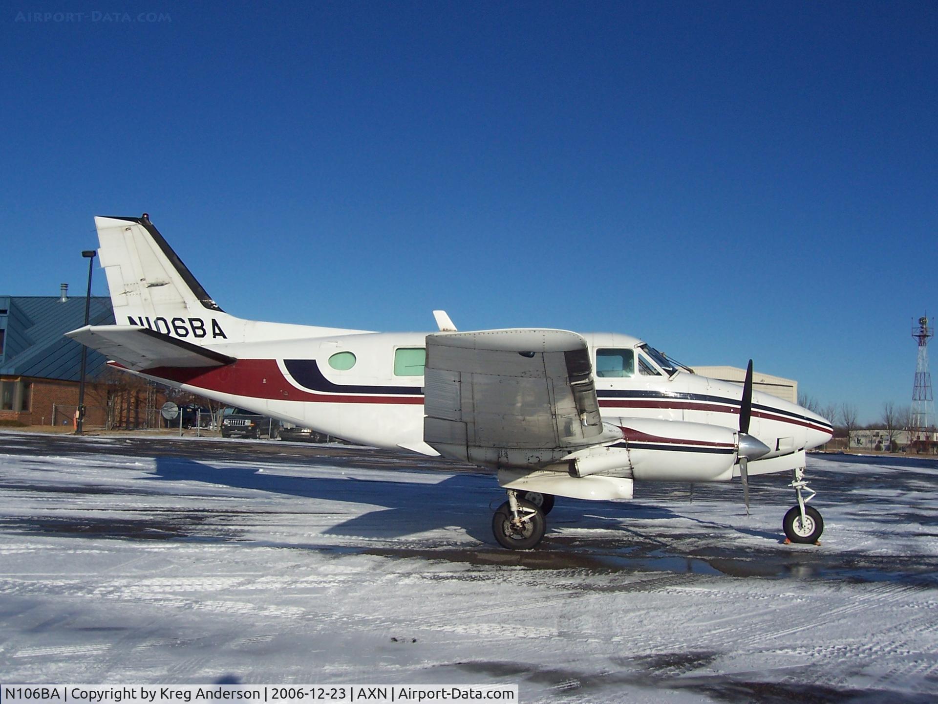 N106BA, 1969 Beech 65-B80 Queen Air C/N LD-409, Sitting on the apron