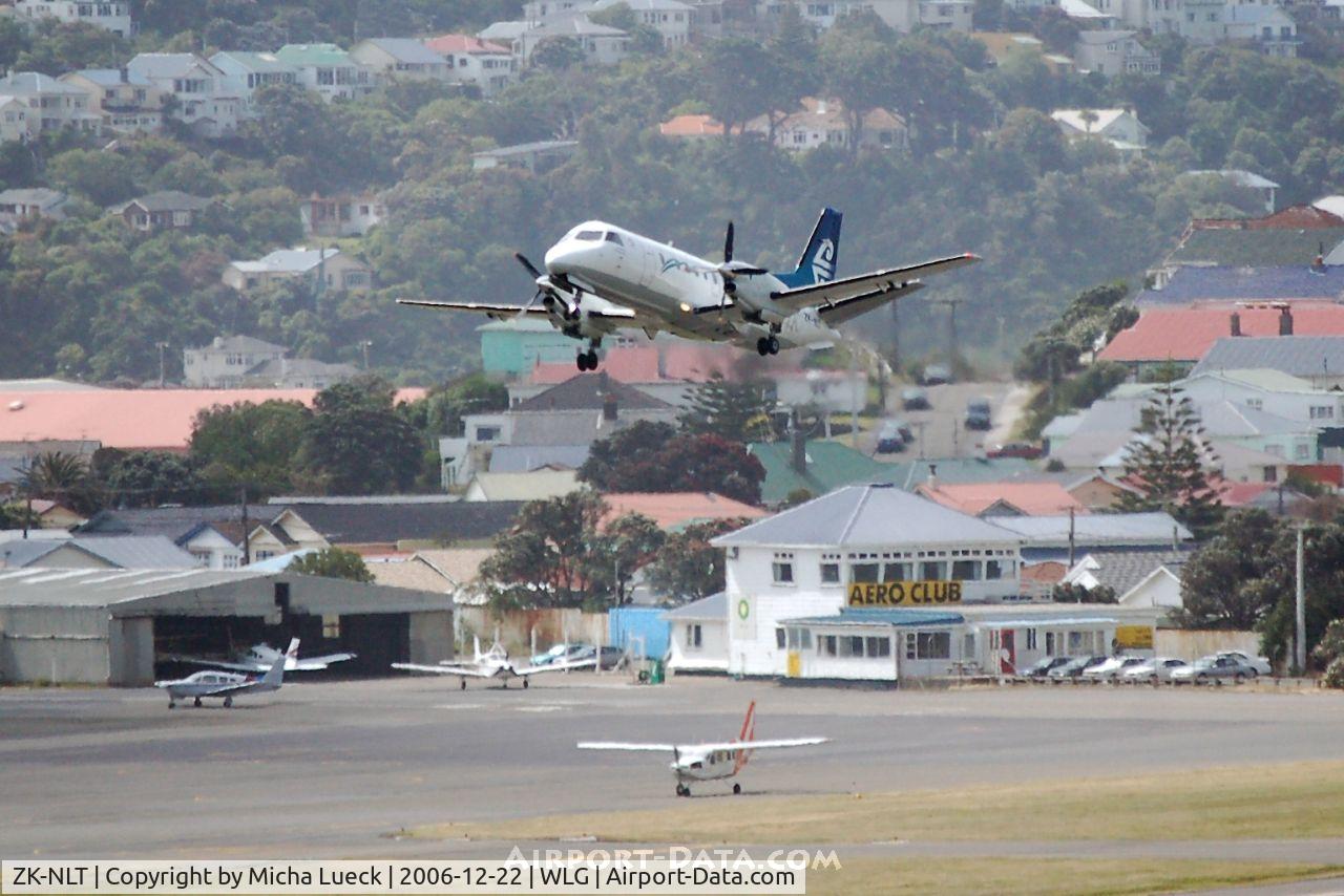 ZK-NLT, 1988 Saab 340A C/N 340A-116, Taking off