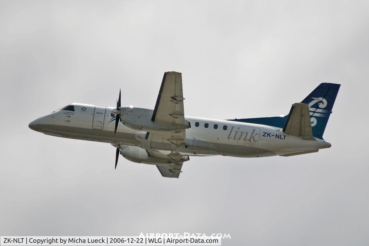 ZK-NLT, 1988 Saab 340A C/N 340A-116, bye bye, Wellington