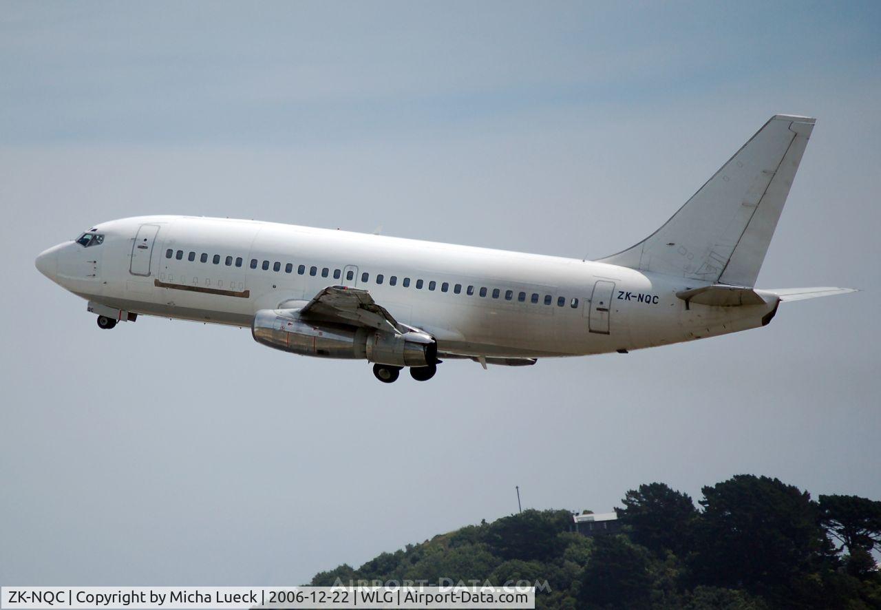 ZK-NQC, 1982 Boeing 737-219C C/N 22994, Off to Auckland, the last leg of today's AKL-CHC-DUD-WLG-AKL rotation