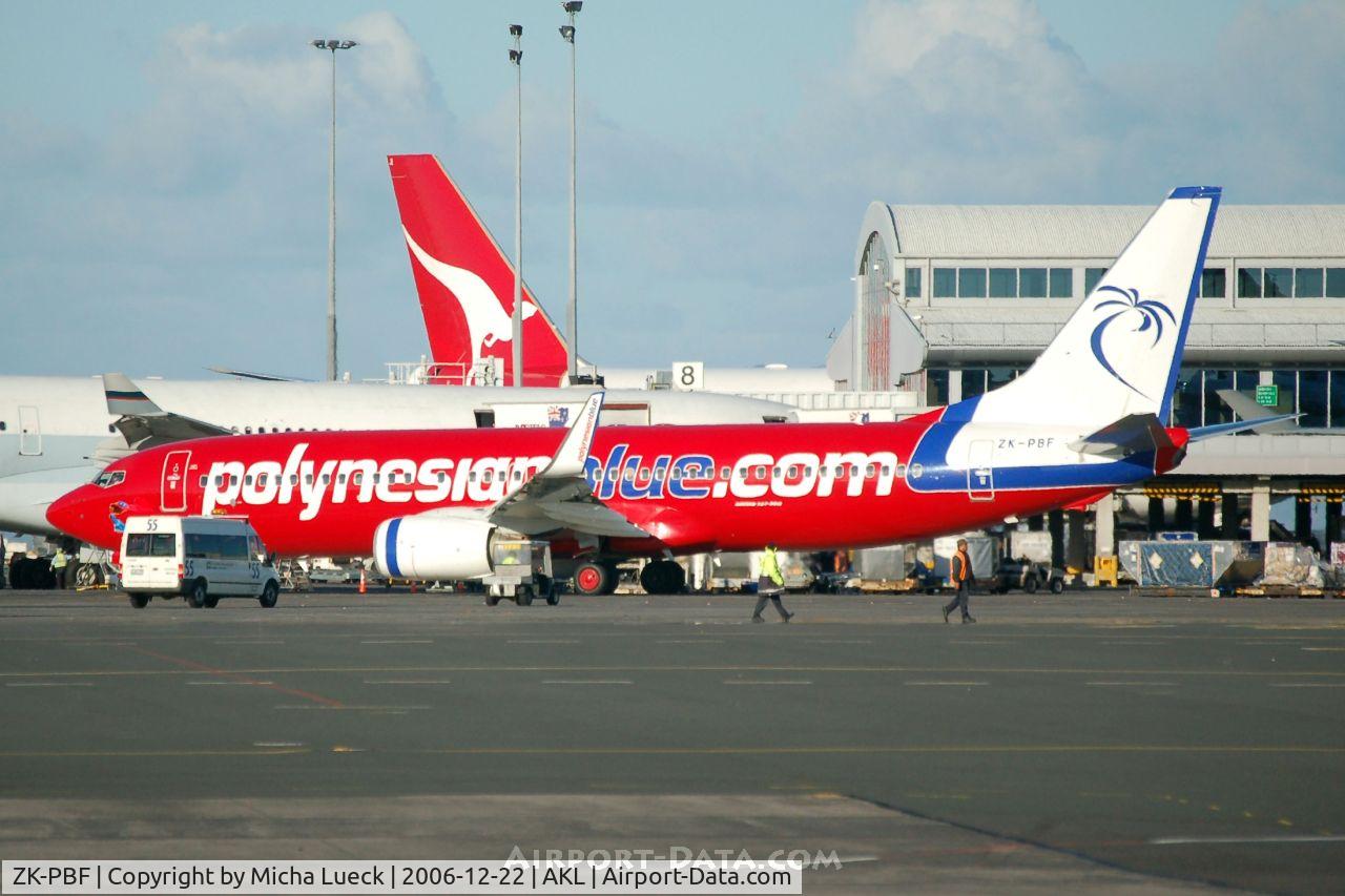 ZK-PBF, 2004 Boeing 737-8FE C/N 33799, Polynesian Blue