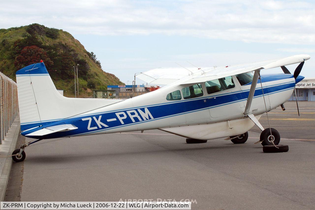 ZK-PRM, Cessna A185F Skywagon 185 C/N 18504414, Tied to the fence...