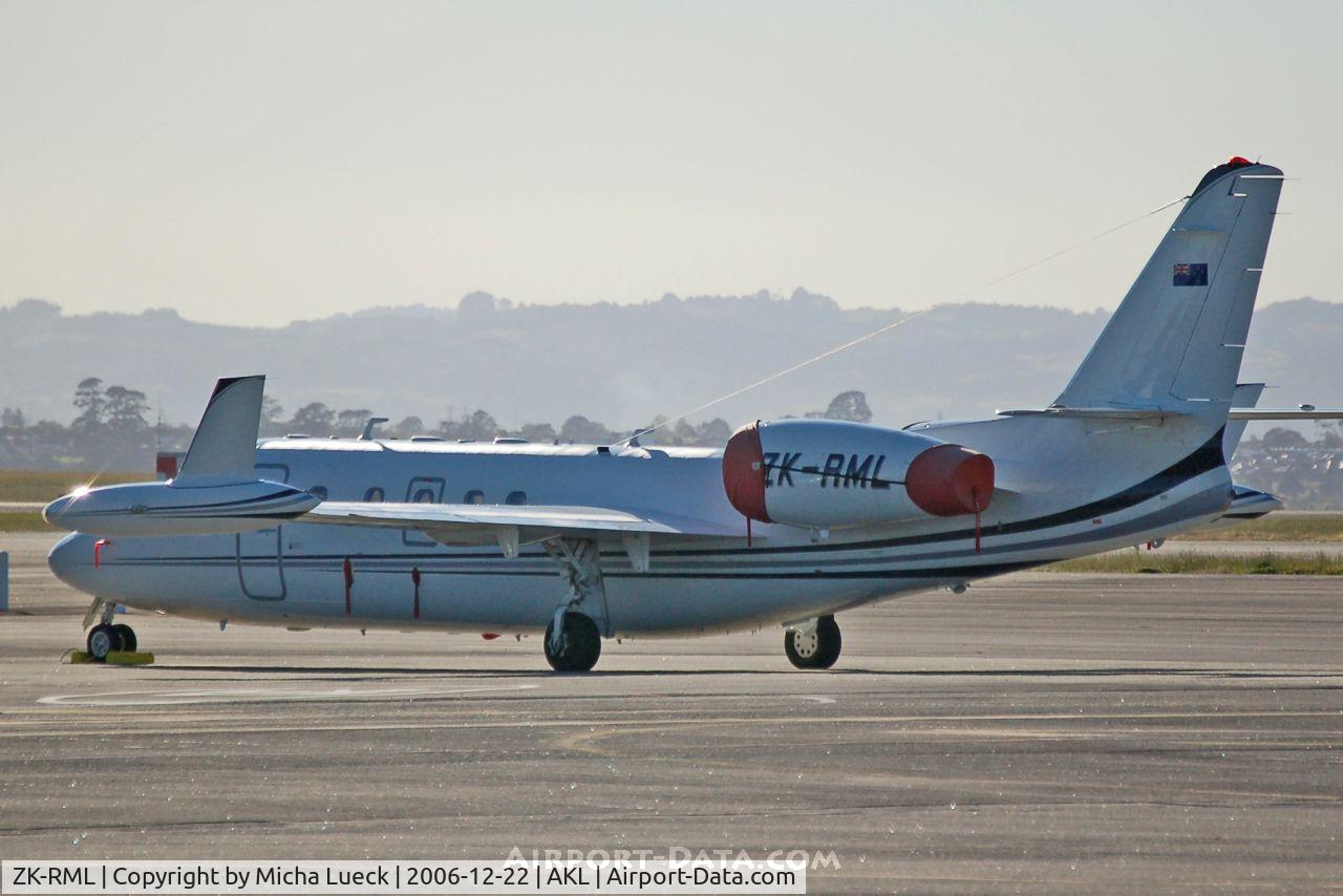 ZK-RML, 1981 Israel Aircraft Industries IAI-1124A Westwind II C/N 339, Parked in Auckland