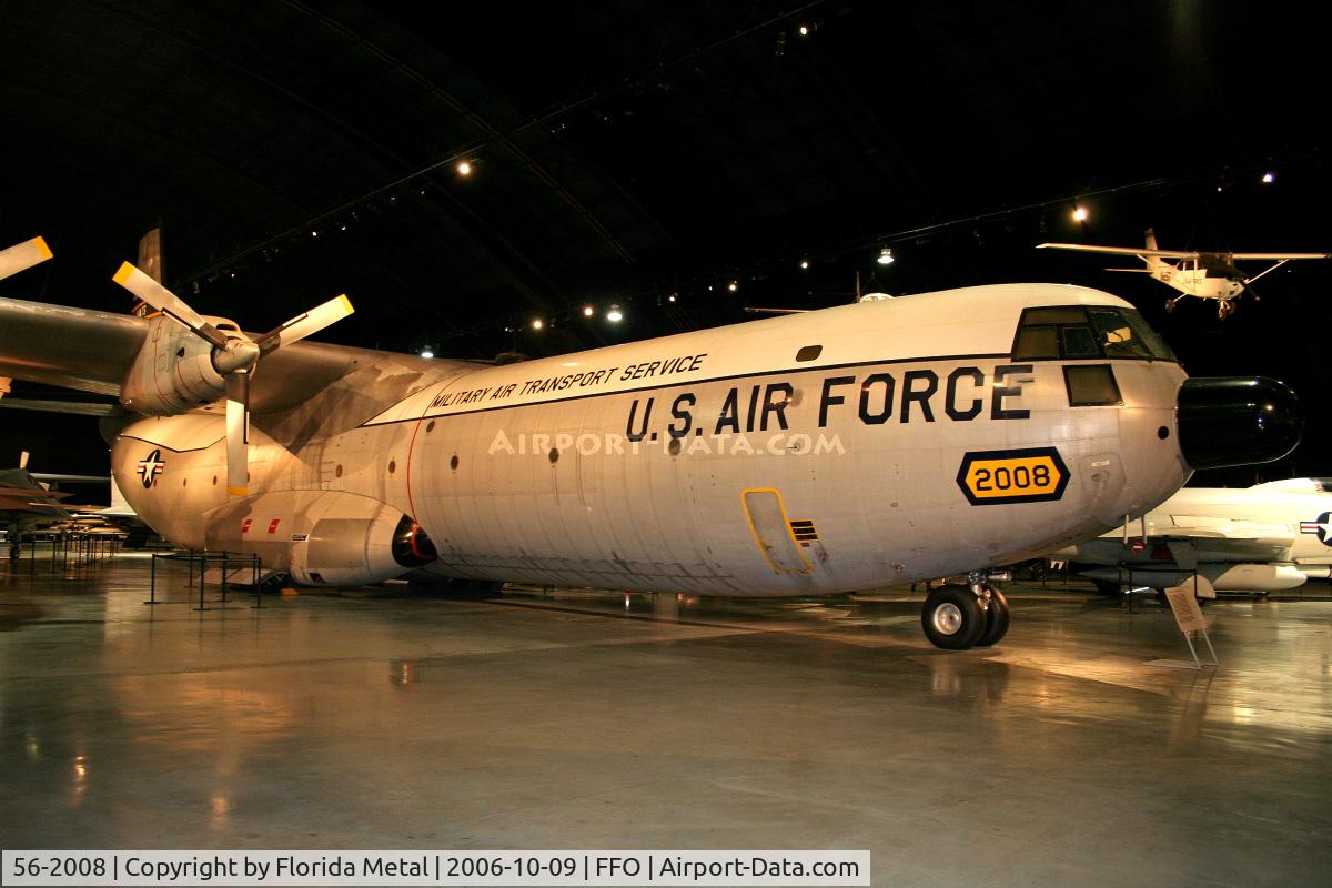 56-2008, 1956 Douglas C-133A-25-DL Cargomaster C/N 45245, Douglass C-133A Cargomaster