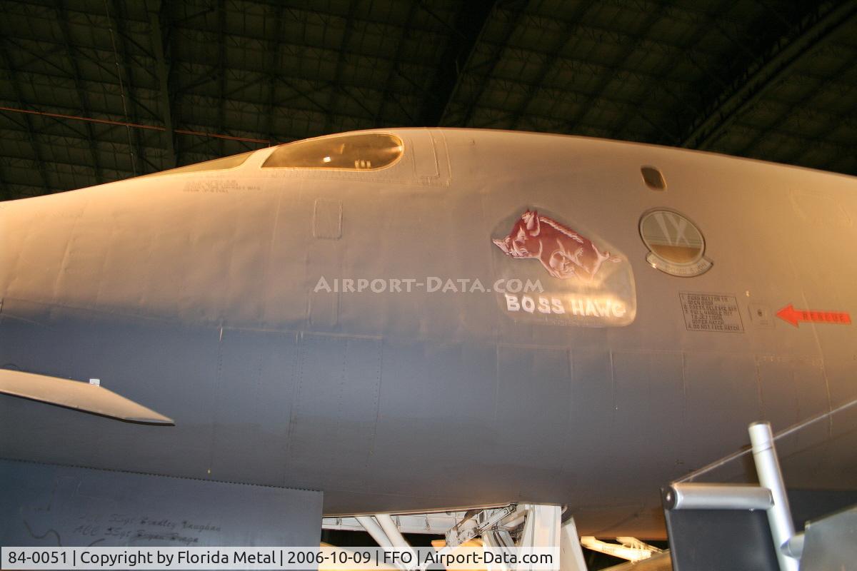 84-0051, 1984 Rockwell B-1B Lancer C/N 11, Rockwell B-1B