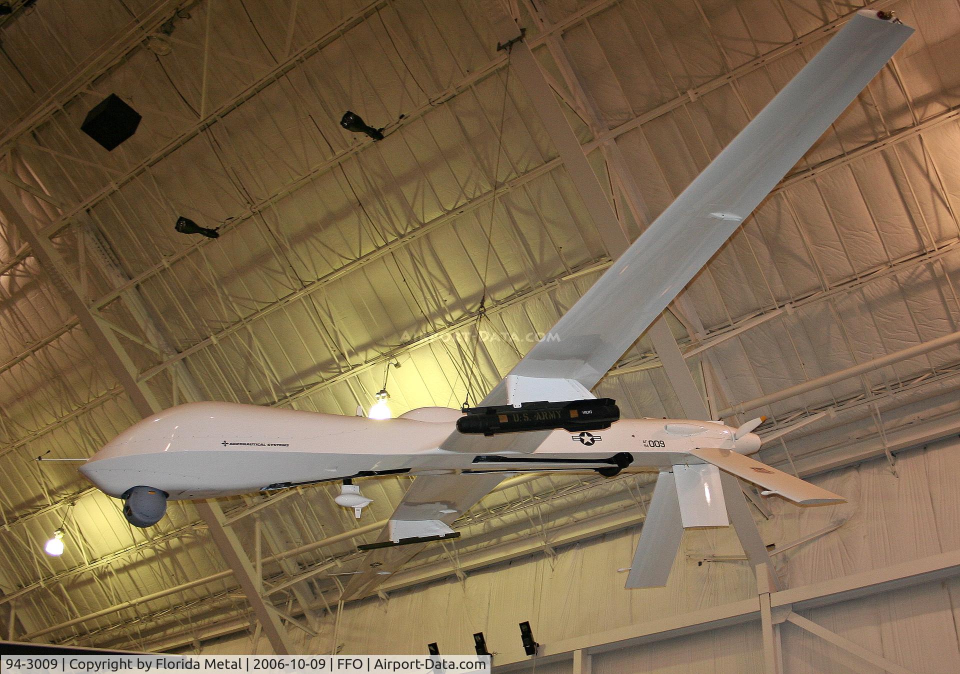 94-3009, General Atomics RQ-1K Predator C/N P-009, General Atomics RQ-1A Predator