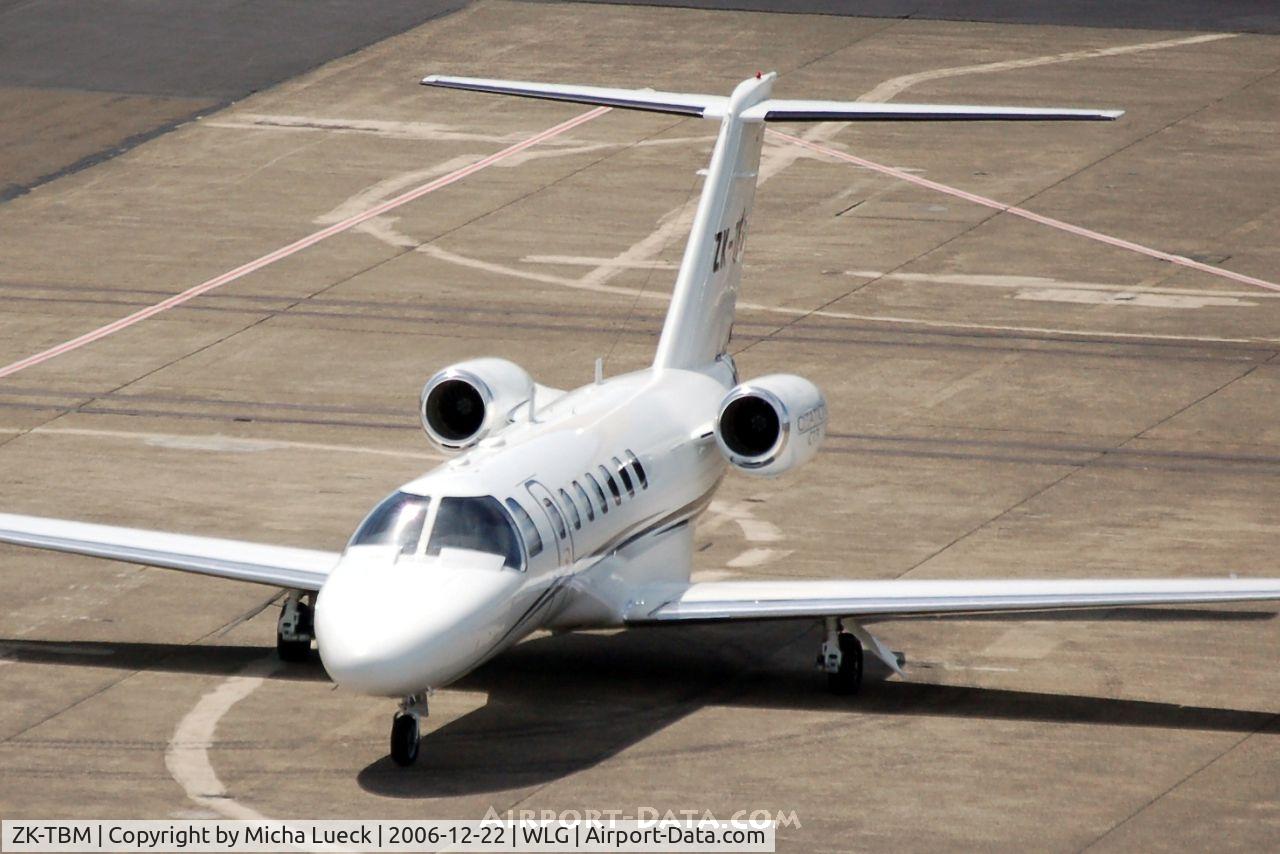 ZK-TBM, 2005 Cessna 525B CitationJet CJ3 C/N 525B-0027, Parked in Wellington