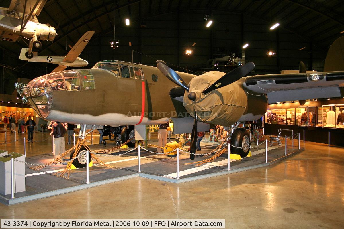 43-3374, 1943 North American B-25D Mitchell C/N 100-20700, B-25 Mitchell