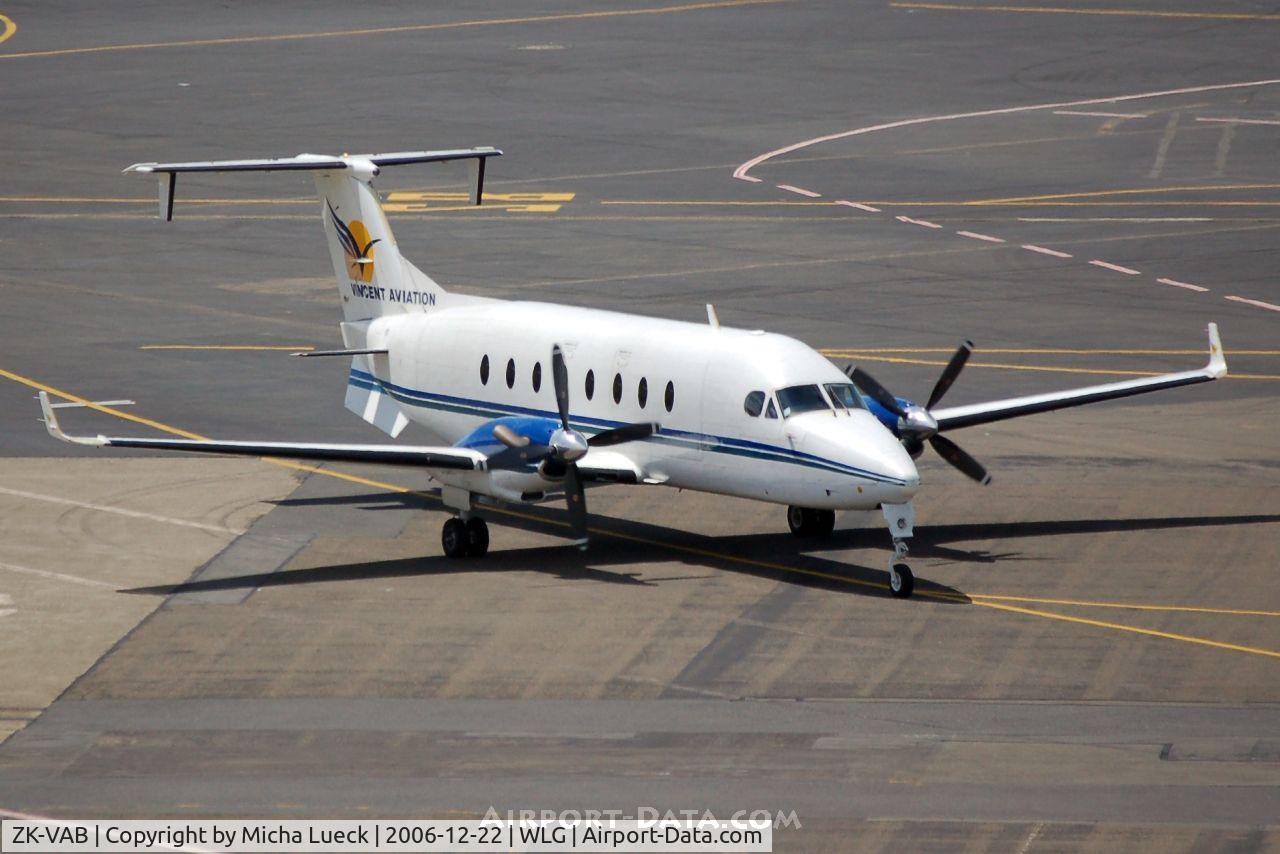 ZK-VAB, 1997 Beech 1900D C/N UE-302, Just arrived in Wellington