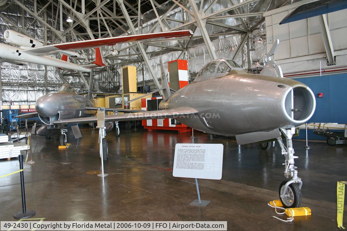 49-2430, 1950 Republic YRF-84F FICON C/N Not found 49-2430, Republic YR-84F Ficon