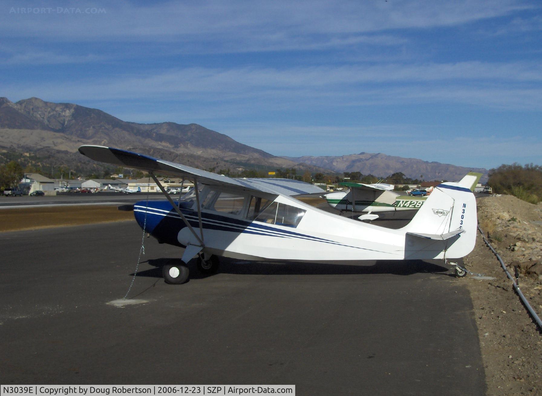N3039E, 1946 Aeronca 7AC Champion C/N 7AC-6625, 1946 Aeronca CHAMPION 7AC, Continental O-200 100 Hp upgrade by STC