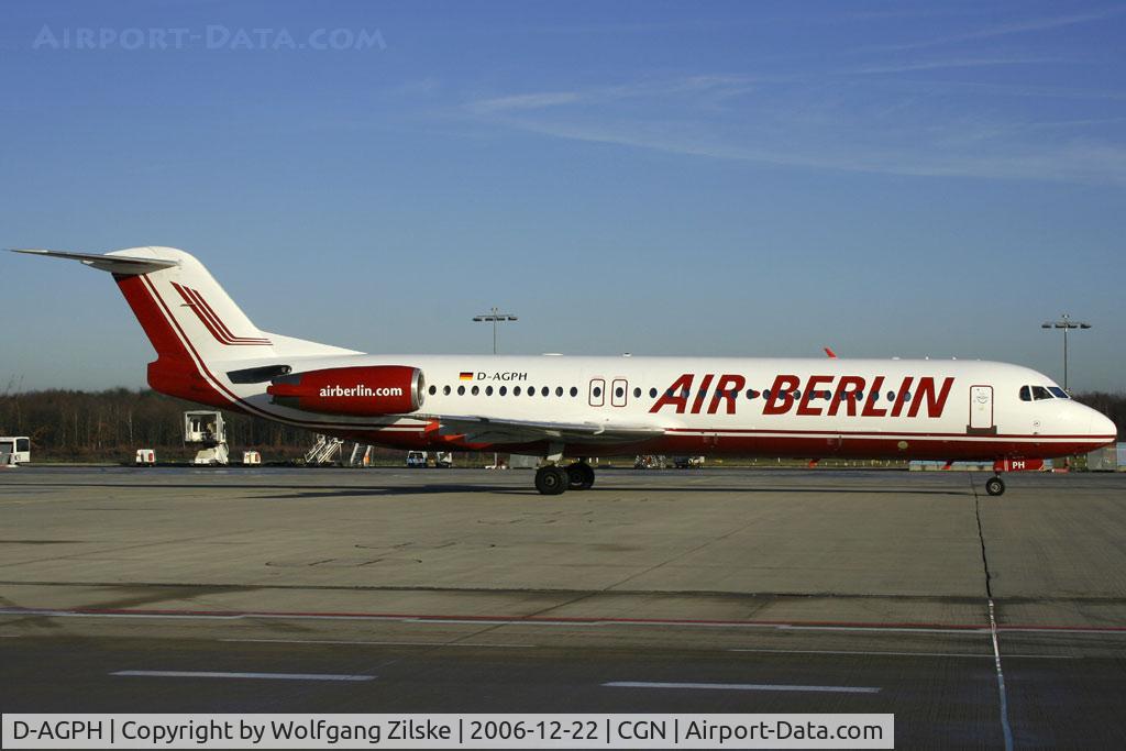 D-AGPH, 1990 Fokker 100 (F-28-0100) C/N 11308, visitor