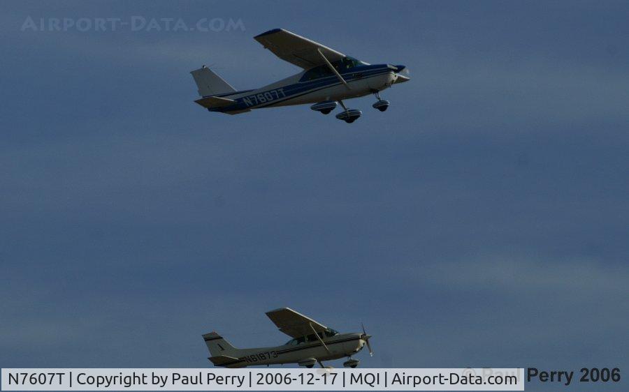 N7607T, 1959 Cessna 172A C/N 47207, A section takeoff by civvie Cessnas on the Anniversary of First Flight