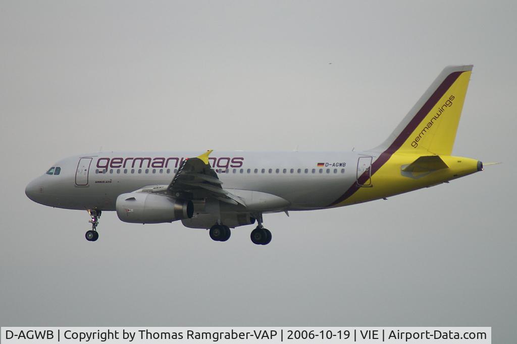 D-AGWB, 2006 Airbus A319-111 C/N 2833, Germanwings A320