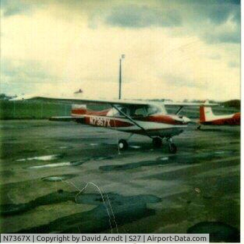 N7367X, 1961 Cessna 150B C/N 15059467, I owned this aircraft in the late 70s - taken at Kalispell City Airport, Montana