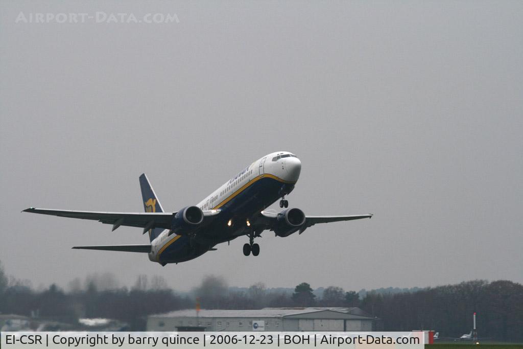 EI-CSR, 2001 Boeing 737-8AS C/N 29931, RYANAIR