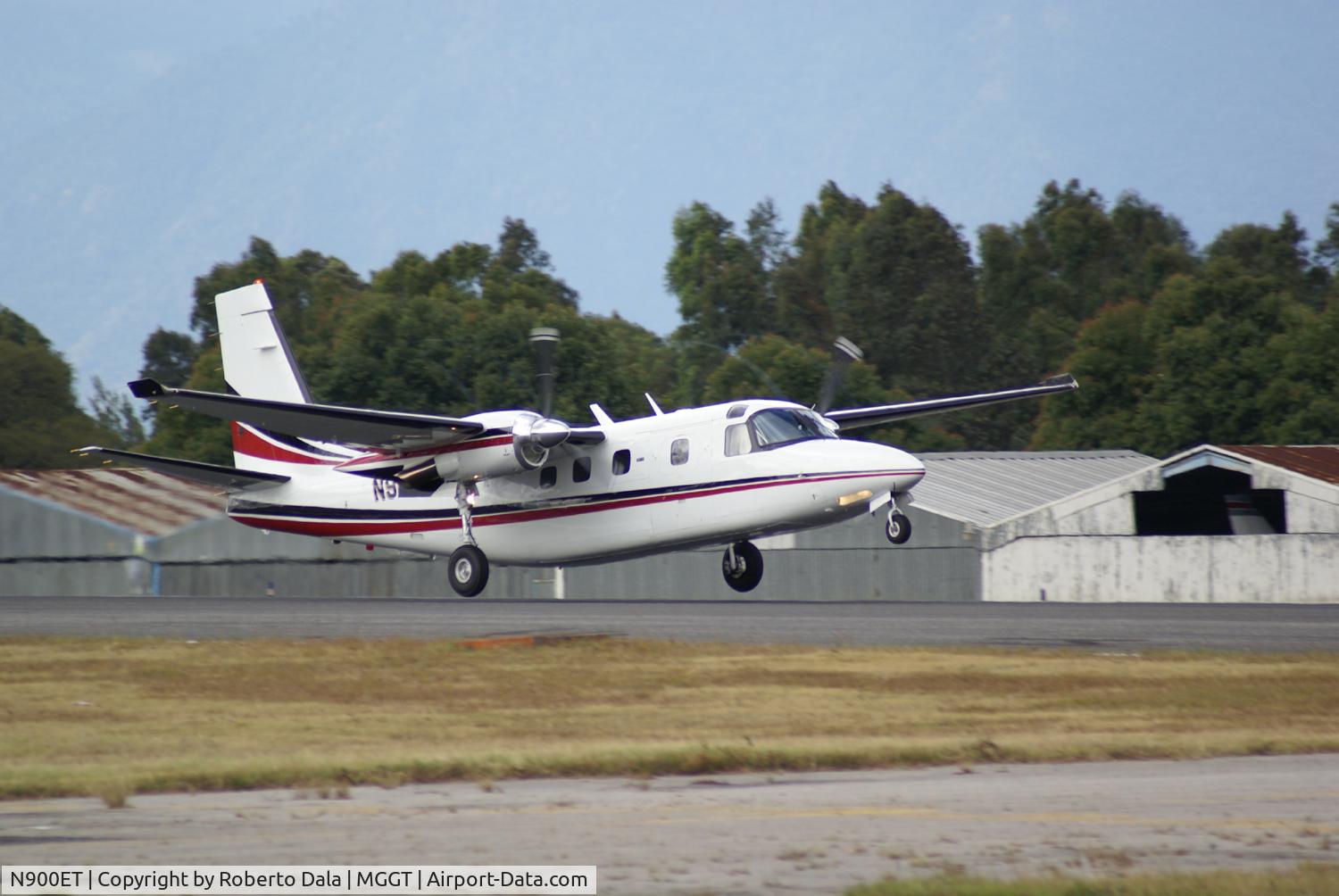 N900ET, 1983 Gulfstream Am Corp Comm Div 690D C/N 15037, Taking off to Toncontin (MHTG)
