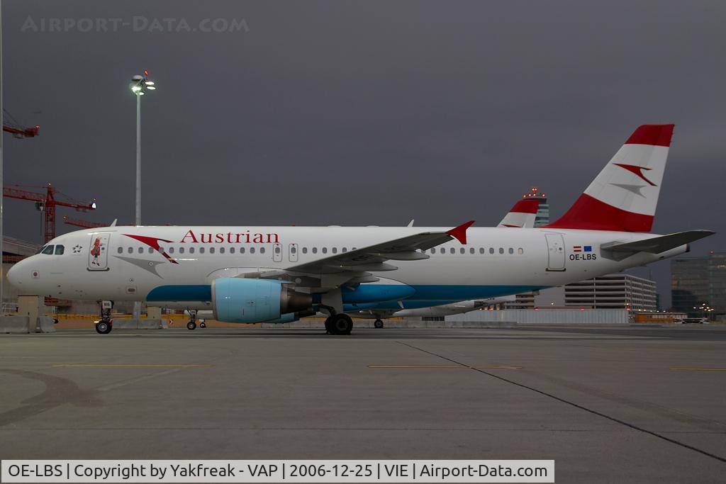 OE-LBS, 2000 Airbus A320-214 C/N 1189, Austrian Airlines Airbus 320