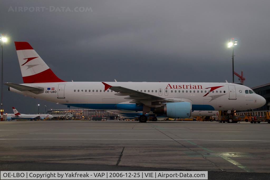 OE-LBO, 1998 Airbus A320-214 C/N 776, Austrian Airlines Airbus 320