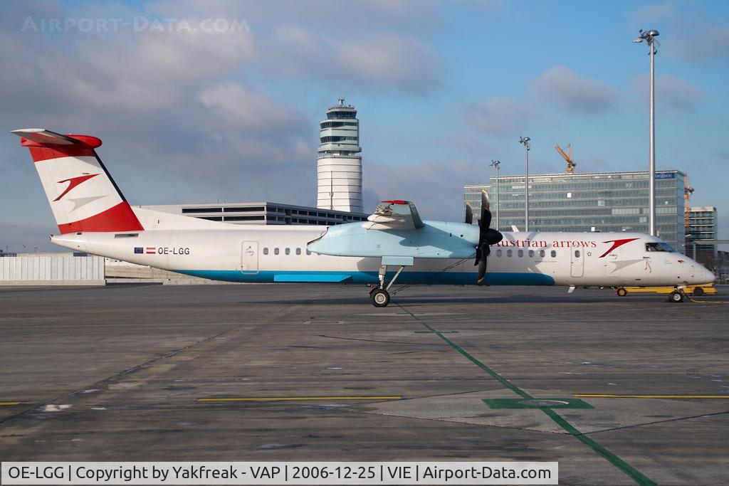 OE-LGG, 2002 De Havilland Canada DHC-8-402Q Dash 8 C/N 4074, Austrian Arrows Dash 8-400