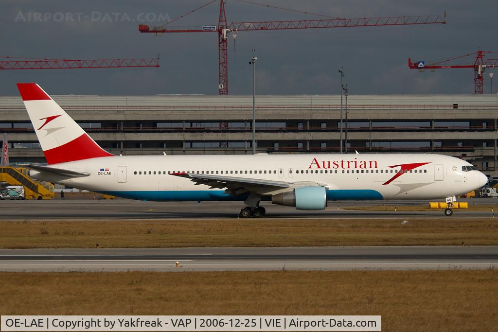 OE-LAE, 2000 Boeing 767-3Z9/ER C/N 30383, Austrian Airlines Boeing 767-300