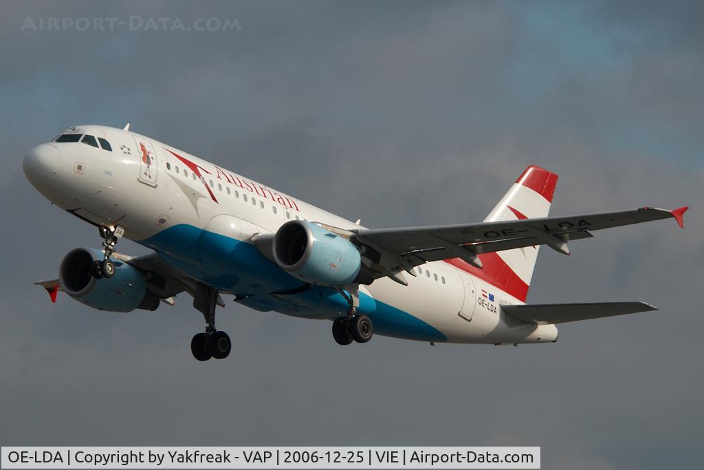 OE-LDA, 2004 Airbus A319-112 C/N 2131, Austrian Airlines Airbus 319