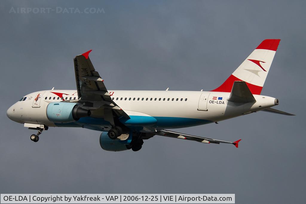 OE-LDA, 2004 Airbus A319-112 C/N 2131, Austrian Airlines Airbus 319