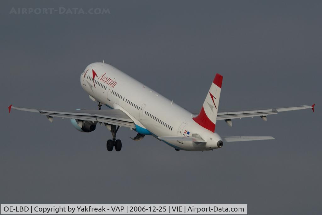 OE-LBD, 1998 Airbus A321-211 C/N 920, Austrian Airlines Airbus 321