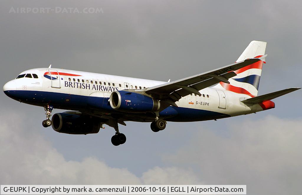 G-EUPK, 2000 Airbus A319-131 C/N 1236, A.319