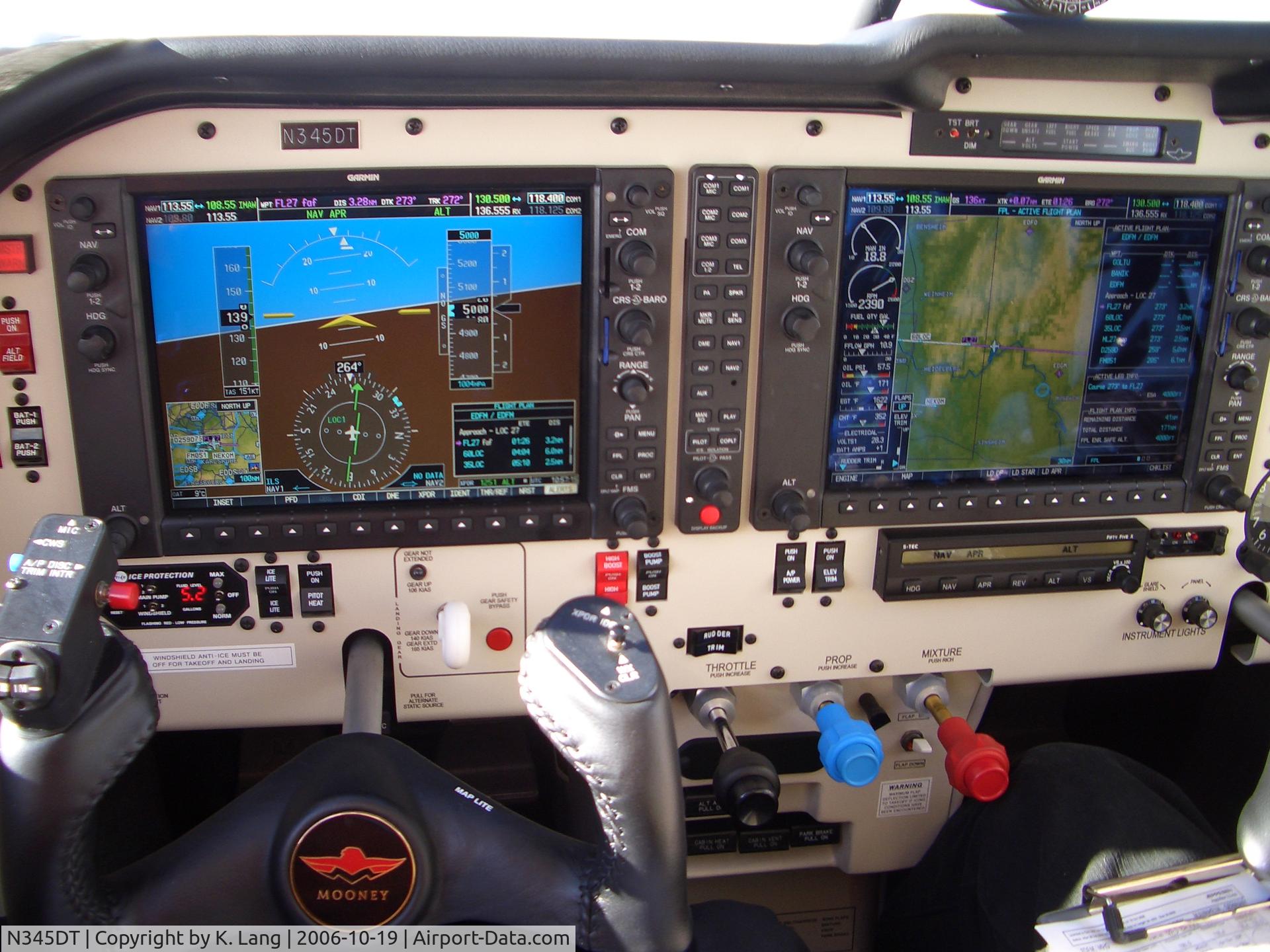 N345DT, 2006 Mooney M20R Ovation C/N 29-0419, Intercepting LOC overhaed Heidelberg