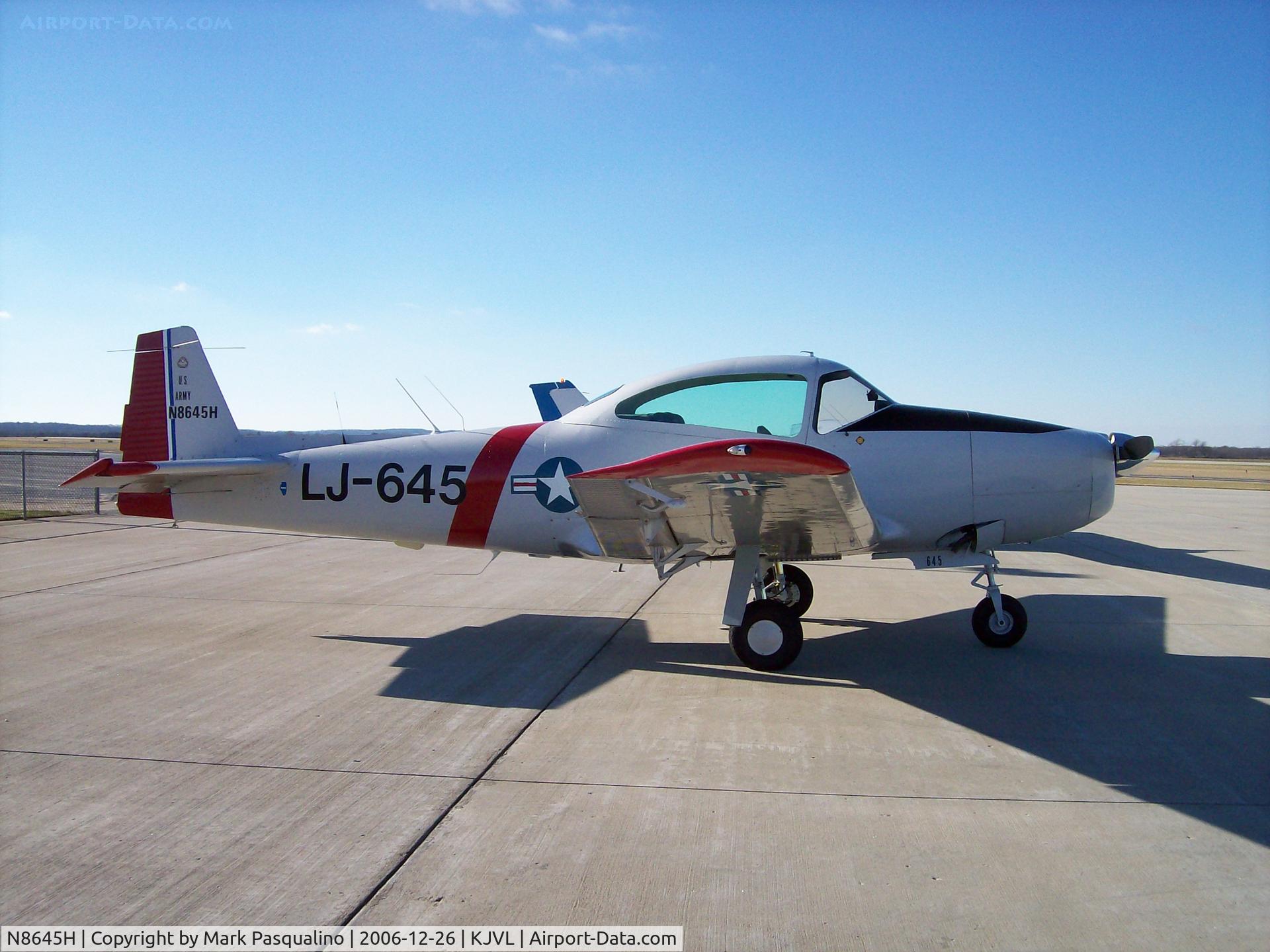 N8645H, 1947 North American Navion C/N NAV-4-645, Navion