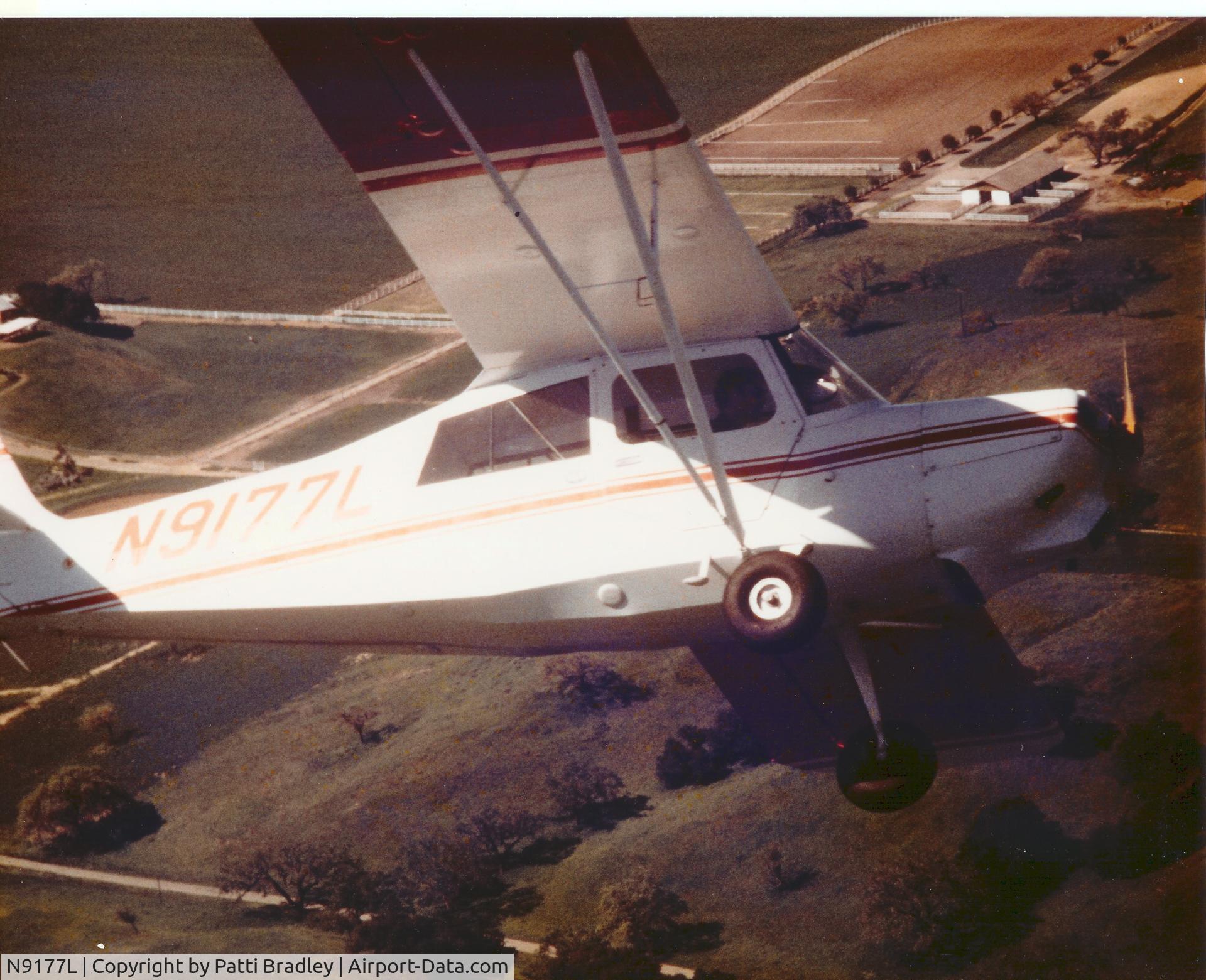 N9177L, 1971 Bellanca 7ACA C/N 37-72, Champ over Santa Ynez Valley 1977