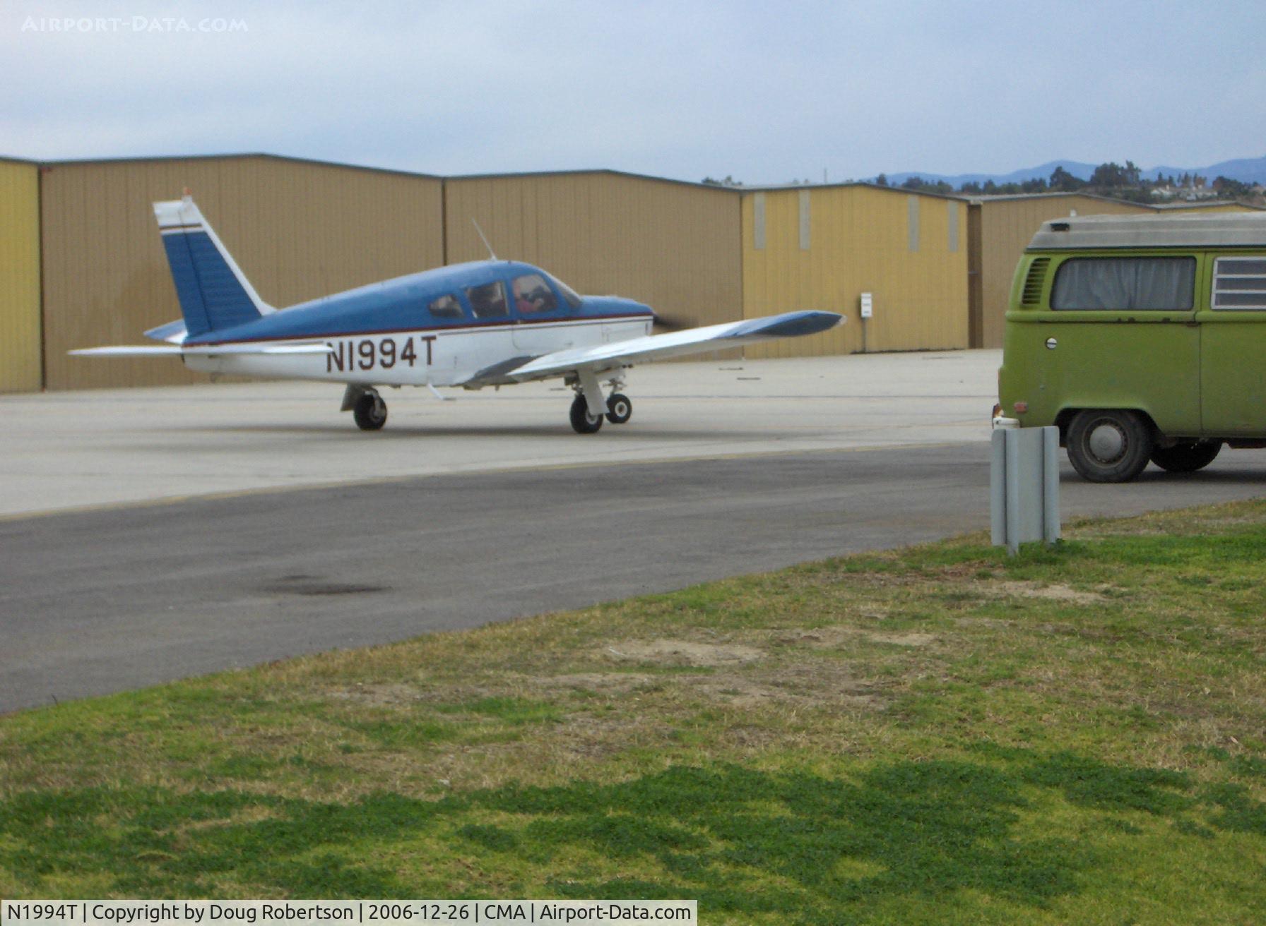 N1994T, 1971 Piper PA-28R-200 C/N 28R-7135187, 1971 Piper PA-28R-200 ARROW, Lycoming IO-360-C1C 200 Hp, taxi