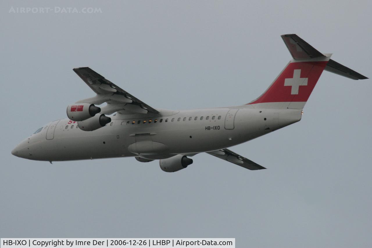 HB-IXO, 1996 British Aerospace Avro 146-RJ100 C/N E3284, Swiss