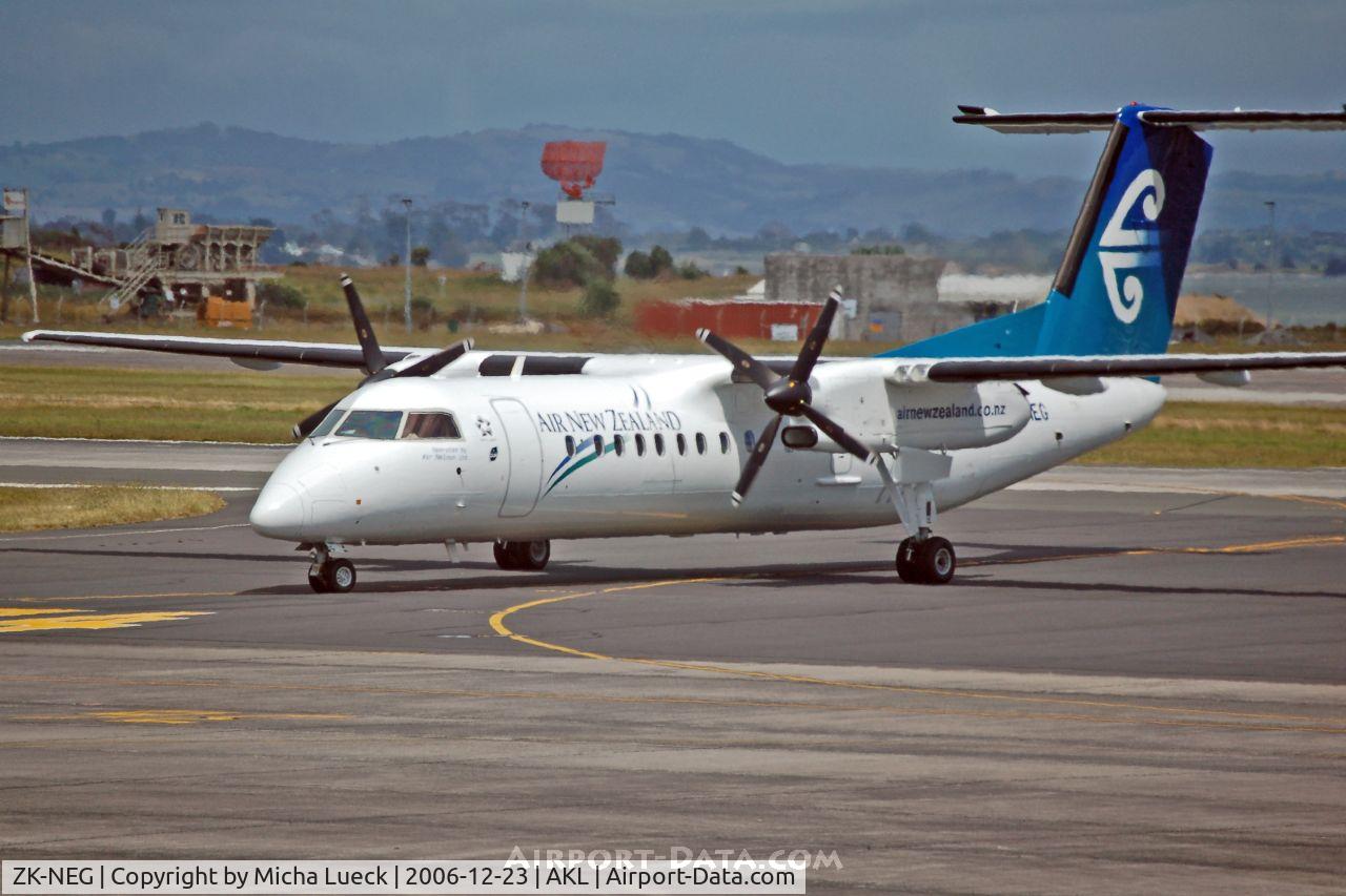 ZK-NEG, 2006 De Havilland Canada DHC-8-311 Dash 8 C/N 621, Taxiing to the parking position