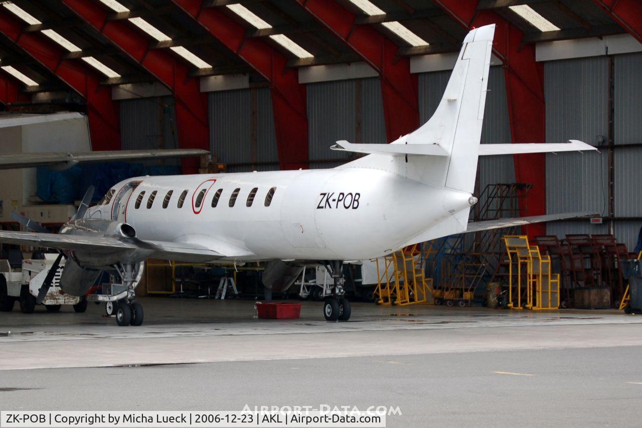 ZK-POB, 1985 Fairchild Swearingen SA-227AC Metro III C/N AC-606B, At the AirWork hangar