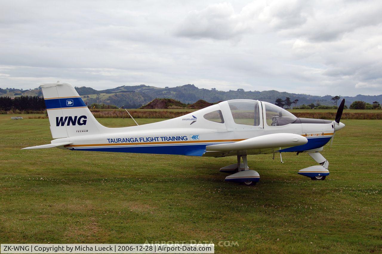 ZK-WNG, Tecnam P-96 Golf C/N 145, At the small airfield in Waihi