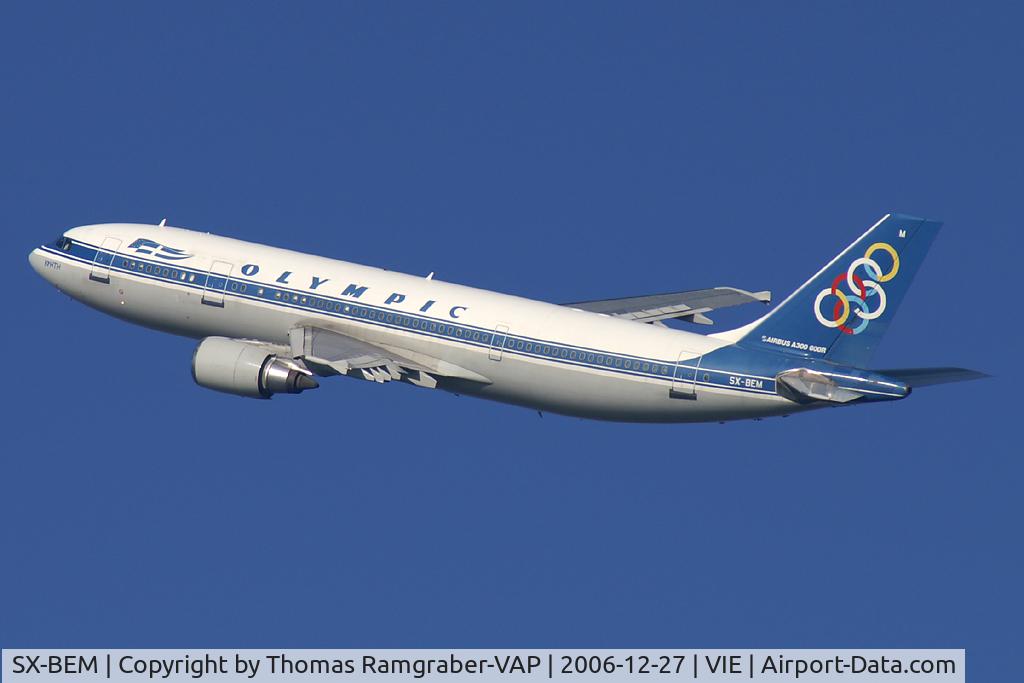 SX-BEM, 1991 Airbus A300B4-605R C/N 603, Olympic A300-600