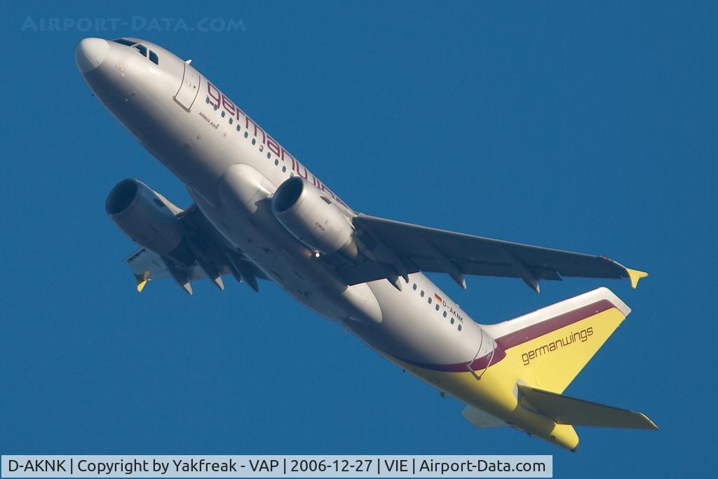 D-AKNK, 1999 Airbus A319-112 C/N 1077, Germanwings Airbus 319