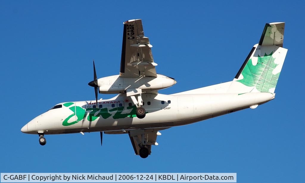C-GABF, 1986 De Havilland Canada DHC-8-102 Dash 8 C/N 025, Jazz final to 33