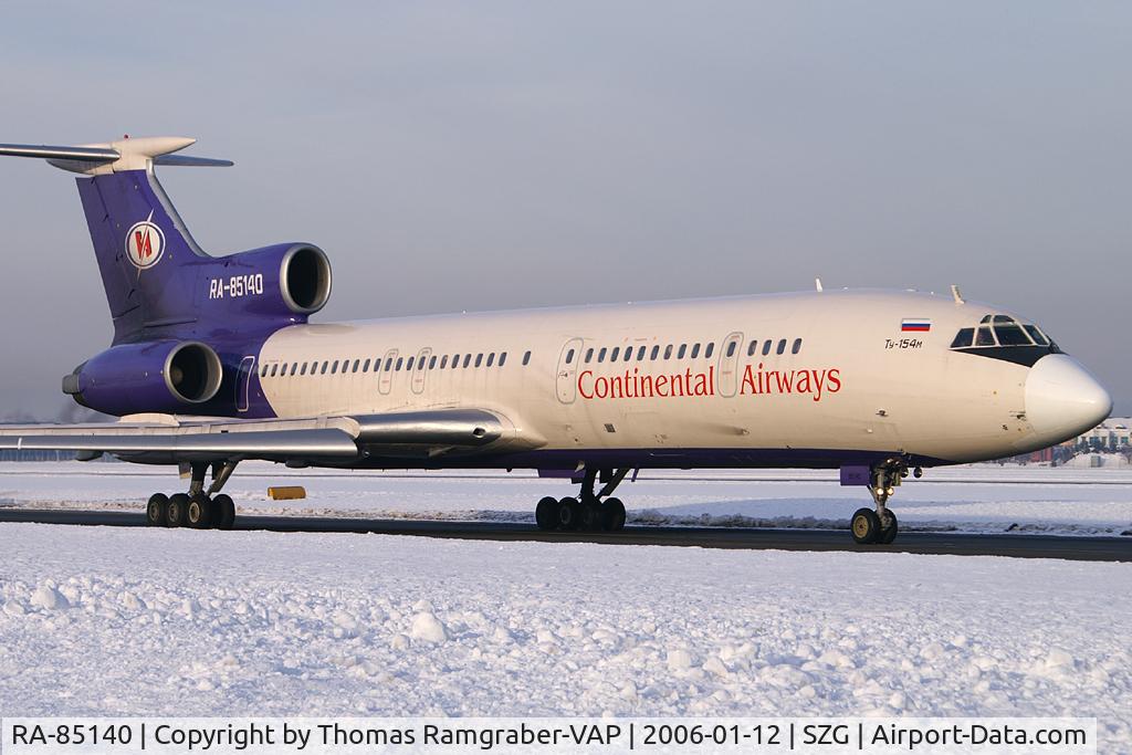 RA-85140, 1985 Tupolev Tu-154M C/N 85A716, Continental Airways TU-154M