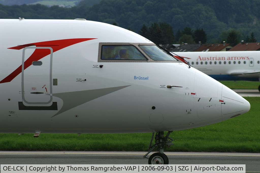 OE-LCK, 1997 Canadair CRJ-200LR (CL-600-2B19) C/N 7148, Austrian arrows Canadair Regionaljet