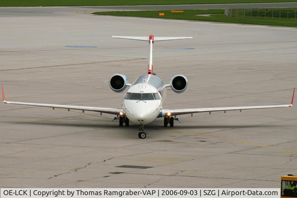 OE-LCK, 1997 Canadair CRJ-200LR (CL-600-2B19) C/N 7148, Austrian arrows Canadair Regionaljet