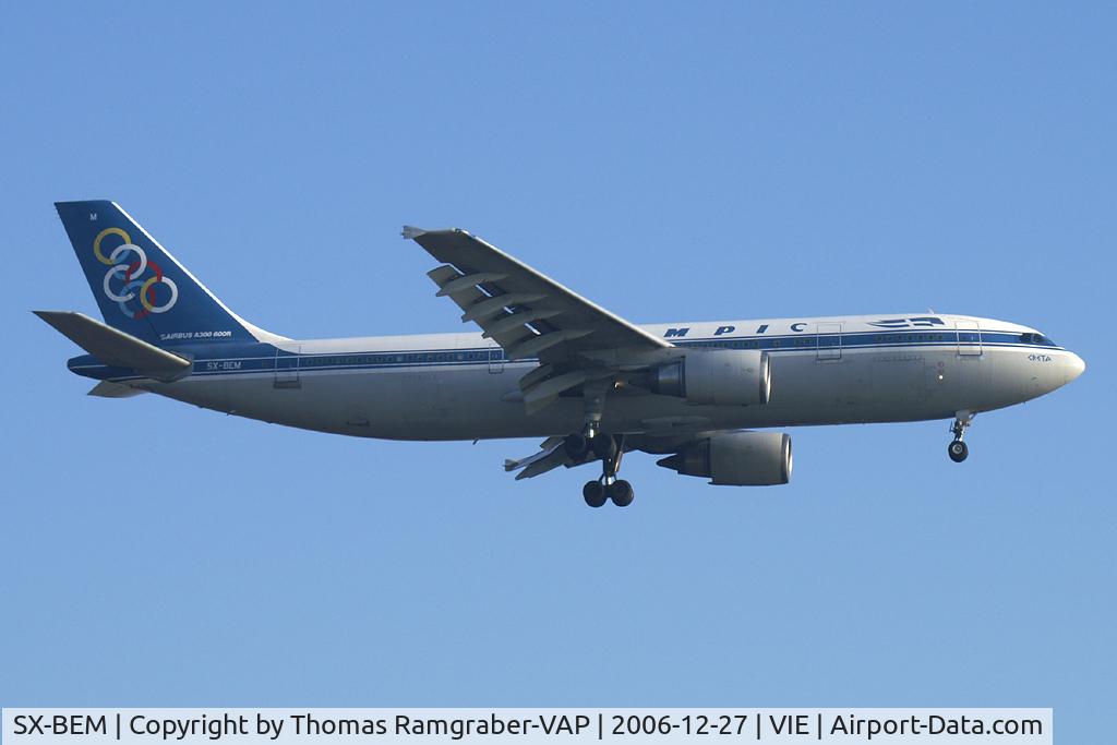 SX-BEM, 1991 Airbus A300B4-605R C/N 603, Olympic A300-600R