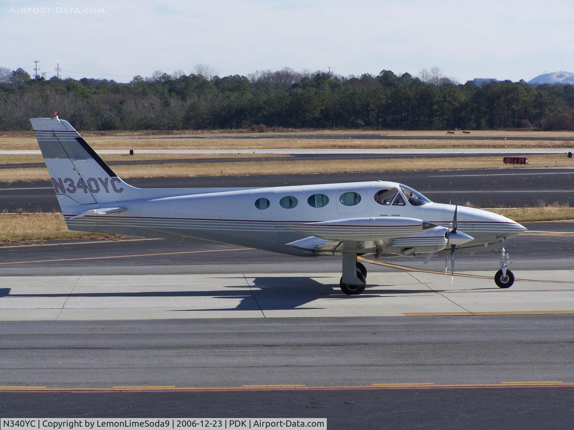 N340YC, 1977 Cessna 340A C/N 340A0375, This was taken at PDK.