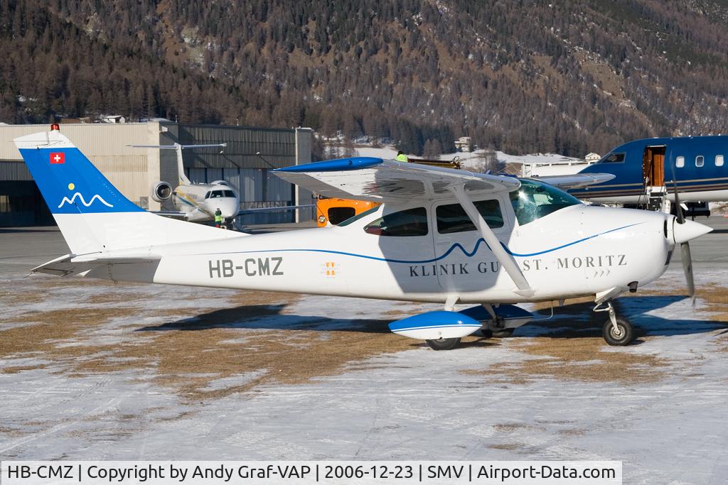 HB-CMZ, 1965 Cessna 182H Skylane C/N 18256287, Klinik Gut St. Moritz Cessna 172